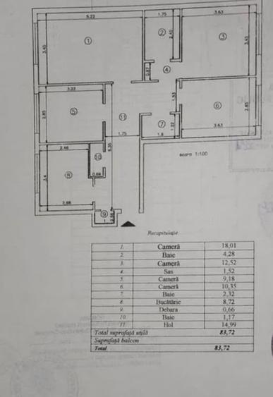 4 Camere Decomandat 84mp zona Nicolina 1 LIDL Prima Statie - 2
