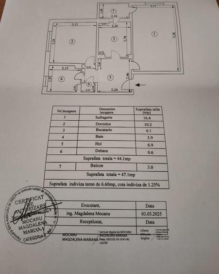 Apartament cu 2 camere decomandat în Dorobanți
