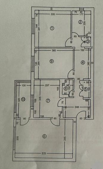 Apartament cu 3 camere decomandat în Brazda lui Novac