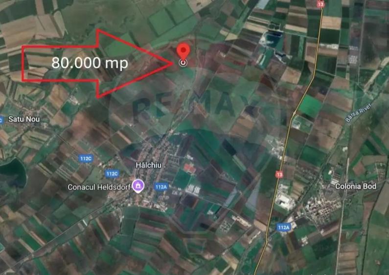 Teren de vanzare Halchiu 80.000 MP - 2