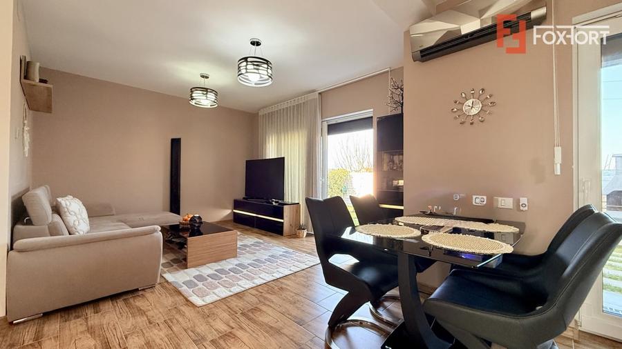 Duplex de vanzare, 3 camere + garaj - toate utilitatile - Dumbravita - 4