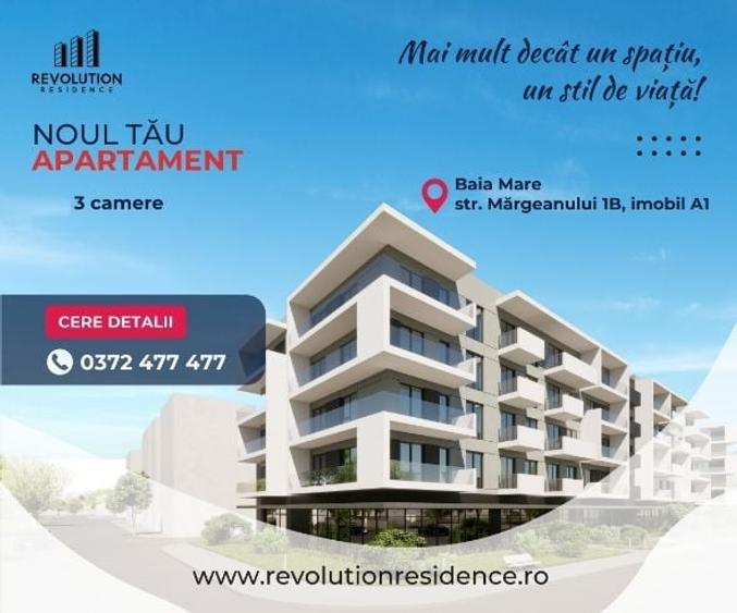 Apartament cu 3 camere decomandat în Gării