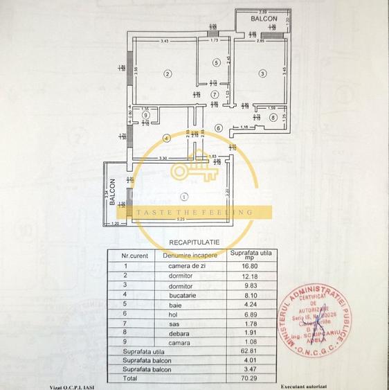 Apartament 3 camere/Zona galata/Decomandat - 6