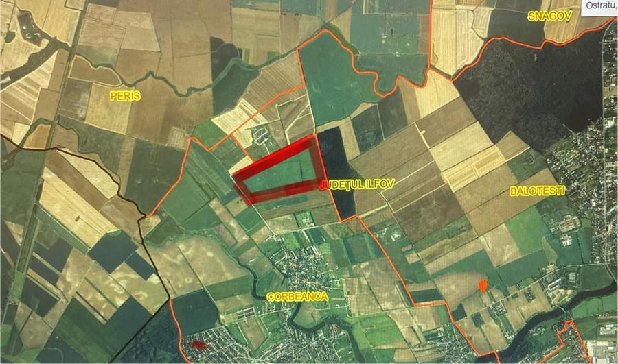 Teren 45 ha oportunitate investitie-dezvoltare Corbeanca- Comision 0 - 1