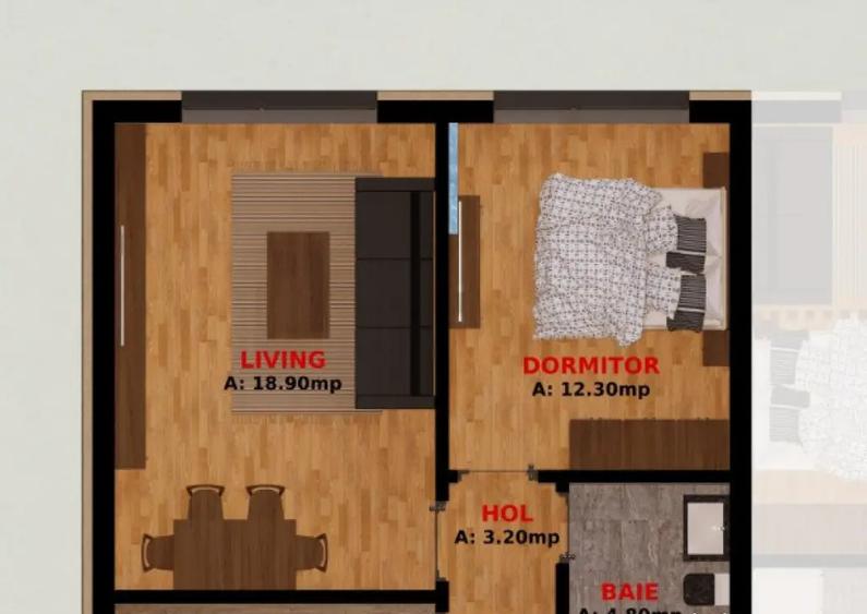 Garsoniere si Apartamente doua camere. Direct Dezvoltator. Tva Inclus! - 5