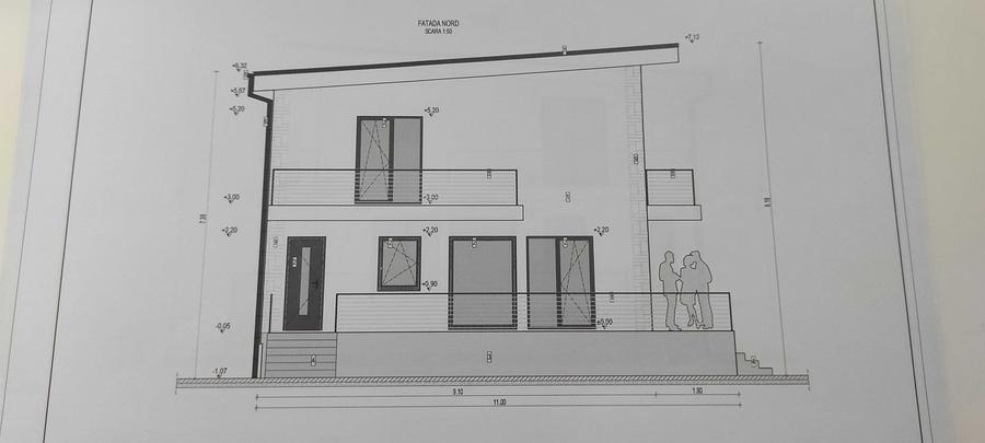 Teren intravilan cu proiect casa duplex - 4