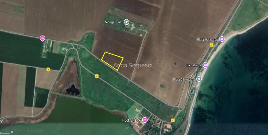 Teren intravilan 19.000 mp, 23 August – între mare și lac Teren intravilan 19.000 mp, 23 August – între mare și lac