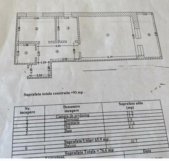 Apartament 2 camere decomandate mobilat-utilat 76mp + parcare inclusa in pret - 8