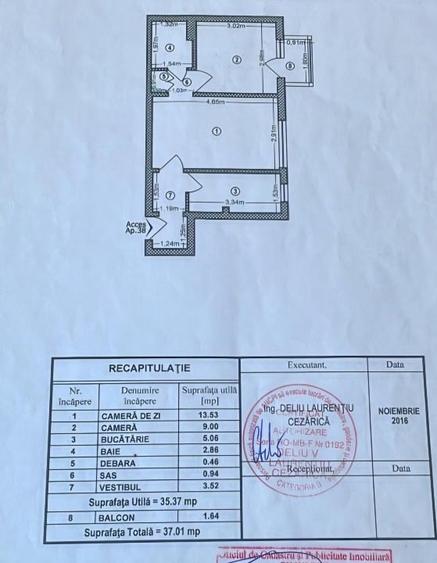 Vând apartament din motive de sănătate cu toate actele si dările la stat la zi - 1
