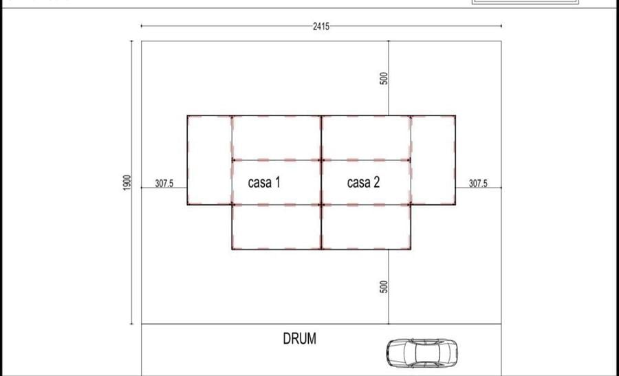 Teren Tunari 459 mp toate utilitatile ideal DUPLEX - 2