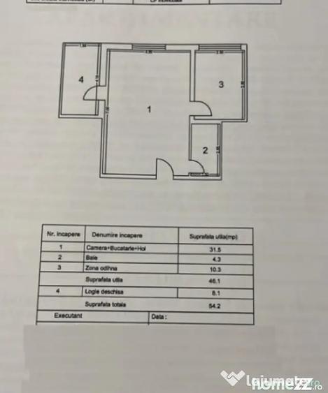 Apartament cu 2 camere decomandat în Nord