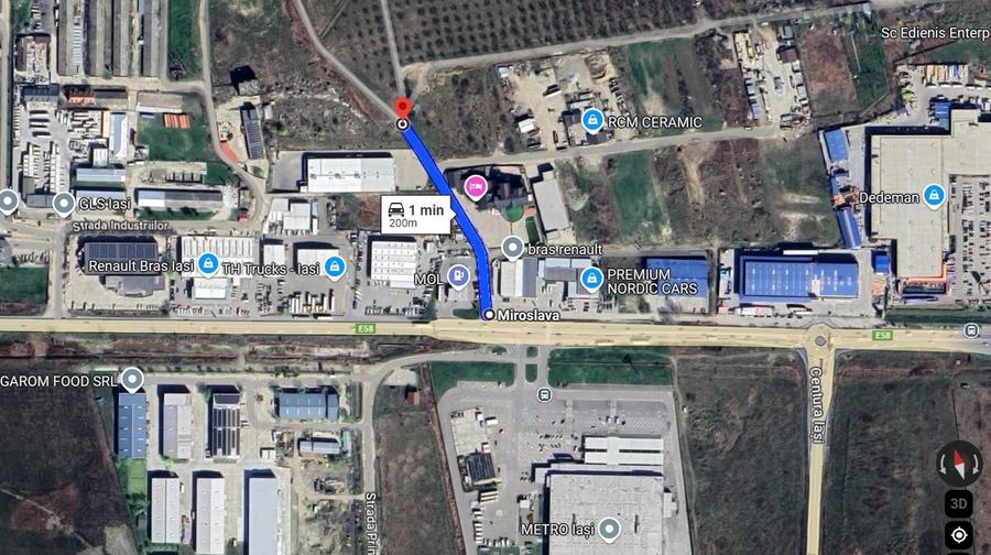 Teren Industrial Zona Metro - Soseaua Europeana, COMISION 0% - 2