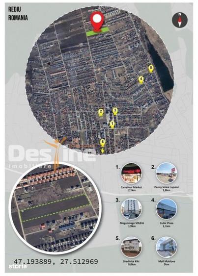 Rediu, teren intravilan 700 mp, platoul Beldiman - 2