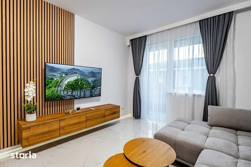 Apartament 2 camere Selimbar, complet mobilat, parcare + incarcare EV - 1