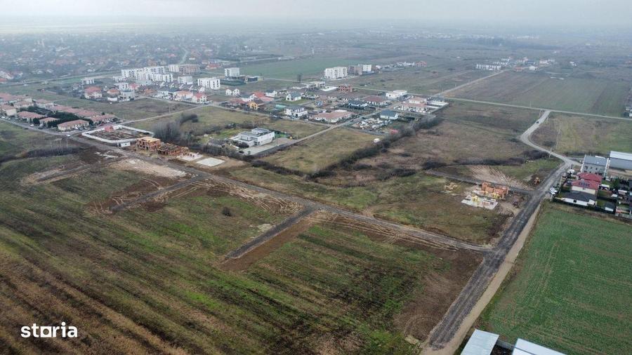 Comision 0% Parcele teren cu toate utilitatile si asfalt - Mosnita - 1