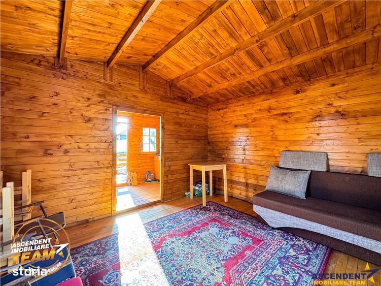 Teren intravilan 520 mp cu casuta din lemn,zona linistita,aproape de o - 10