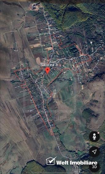 Teren 1725mp/extravilan, Salicea - 2