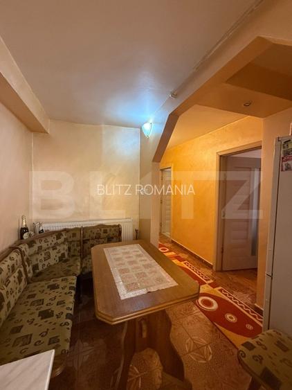 Apartament 2 camere, decomandat, 40 mp, parter, mobilat si utilat, zona 9 Mai