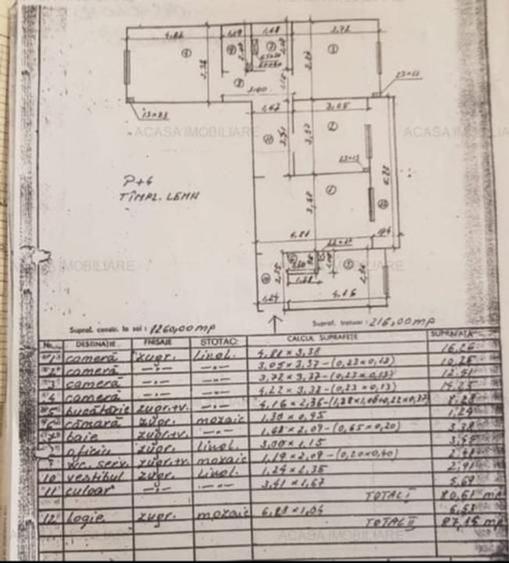 De vânzare: apartament 4 camere Apusului - 9