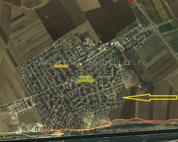 3487mp Teren Intravilan pentru Casă/Vilă sau Alte Proiecte, comision 0, Cumpana - 2