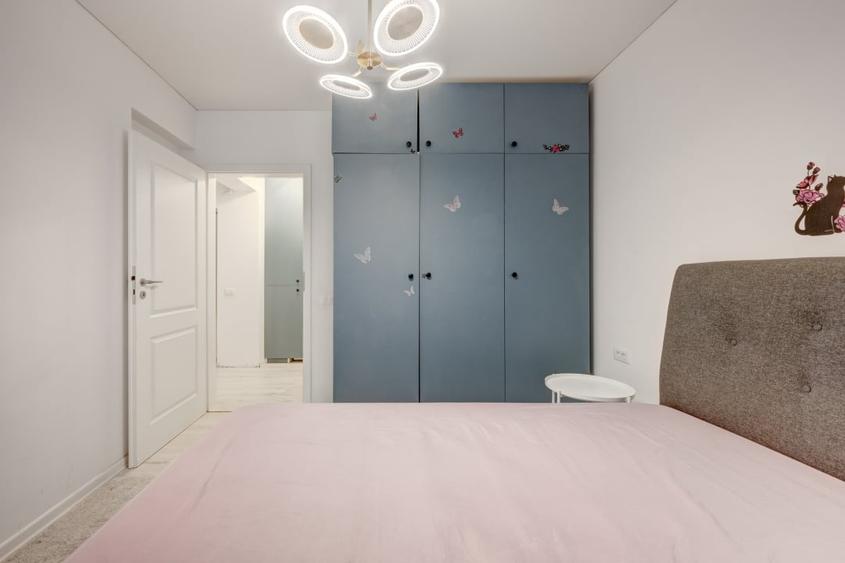 Apartament cu 2 camere semidecomandat, mobilat în Chiajna