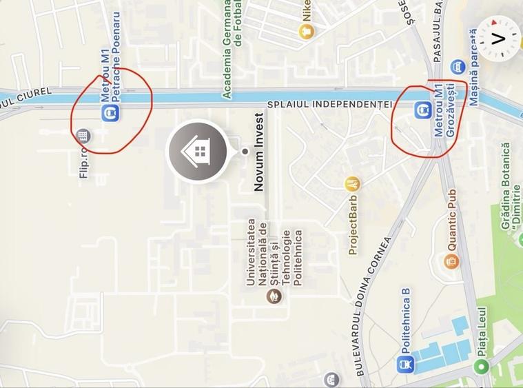 Apartament cu 2 camere decomandat în Splaiul Independenței