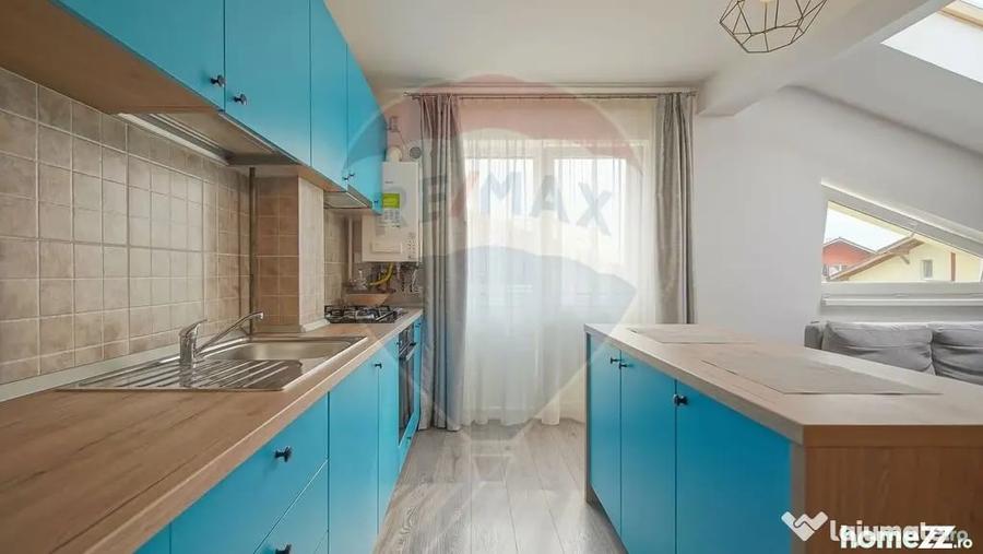 Apartament cu 2 camere semidecomandat în Sânpetru