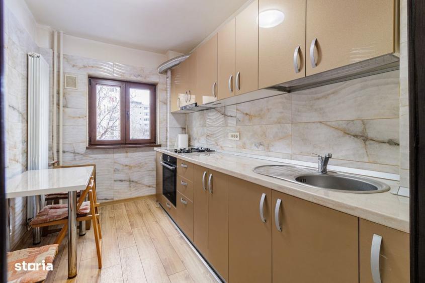 Apartament cu 2 camere decomandat, mobilat în Polonă
