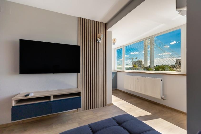 Apartament cu 2 camere, mobilat în Banu Manta