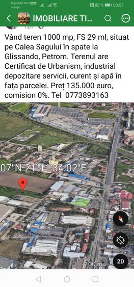 Teren Construcții intravilan de 1000 mp, în Șagului