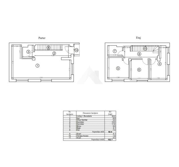 Casa duplex de inchiriat | 140 mp utili | 3 dormitoare | Curte | Otope - 2