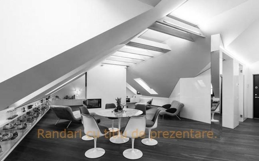 Penthouse cu 4 camere semidecomandat în Aviatorilor