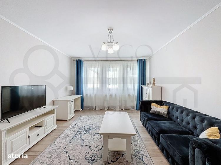 Apartament cu 3 camere, mobilat în Central