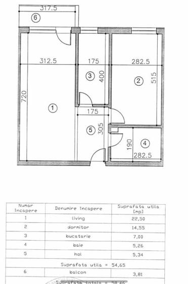 Apartament cu 2 camere semidecomandat, mobilat în Dâmbul Rotund
