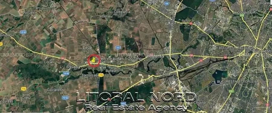 Teren de 1207 mp, în Mânăstirea