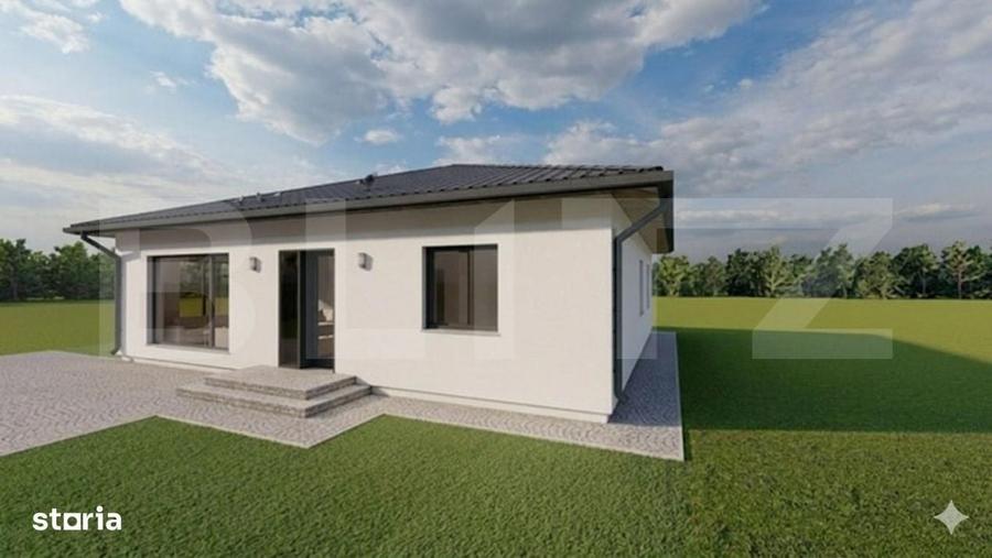 Casă cu 4 camere cu Teren 500 Mp în Central