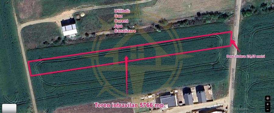 Teren Construcții intravilan de 5766 mp, în Balotești