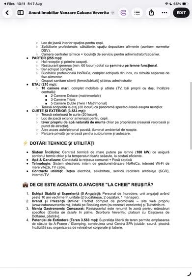 Casă cu 4 camere în Secăria