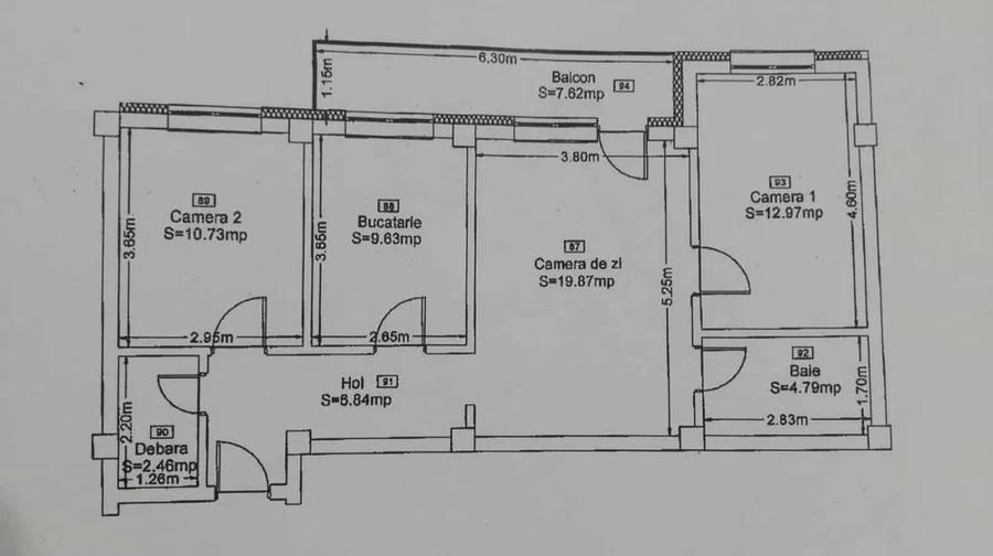 Apartament de închiriat 3 camere | Strada Stejarului, Florești - 8