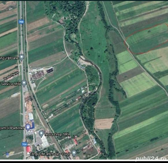 Teren de 5100 mp, în Central