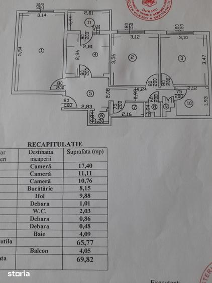 Apartament cu 3 camere decomandat în Drumul Taberei