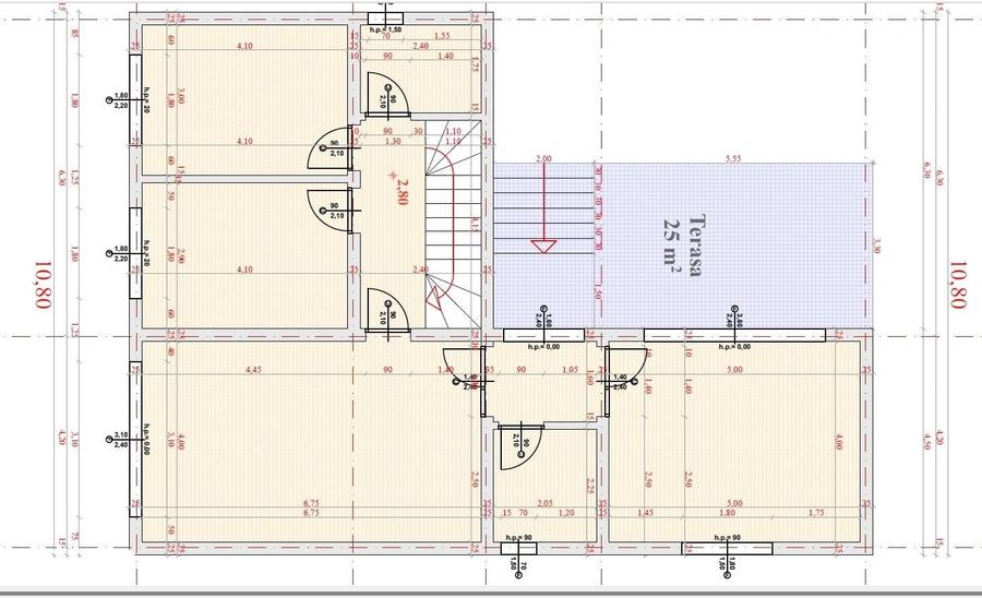 Casă cu 1 camere cu Teren 507 Mp în Central