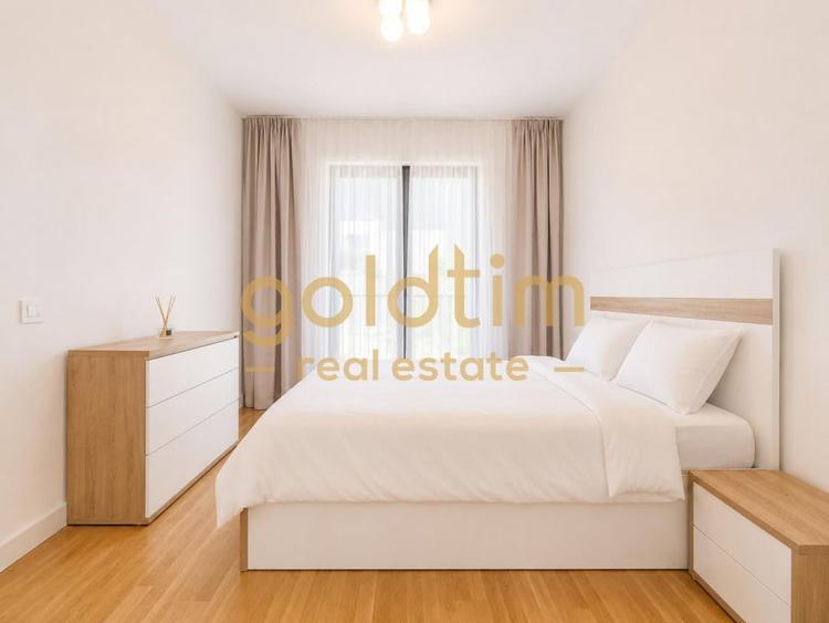 Apartament cu 2 camere semidecomandat, mobilat în Pipera