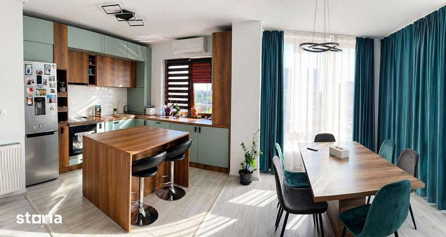 Apartament cu 2 camere, mobilat în Dumbrăvița