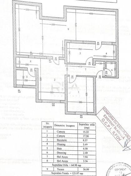 Apartament cu 2 camere în Alexandriei