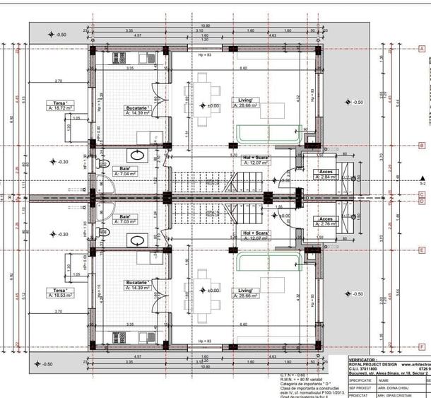 Casă cu 4 camere cu Teren 250 Mp în Central