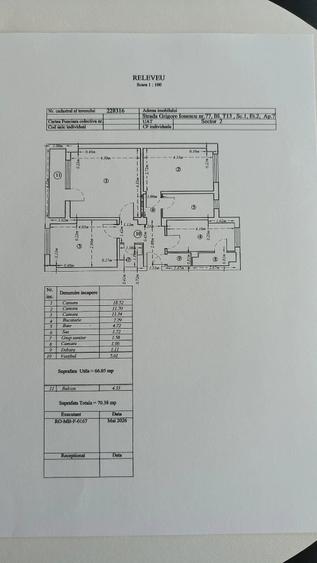 Apartament 3 camere de vanzare, Zona Lacul Tei, strada Grigore Ionescu - 1