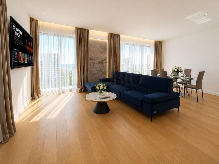 Apartament cu 4 camere, mobilat în Herăstrău