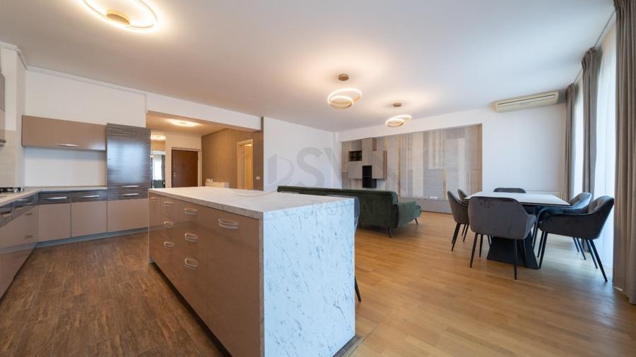 Apartament cu 3 camere decomandat, mobilat în Herăstrău