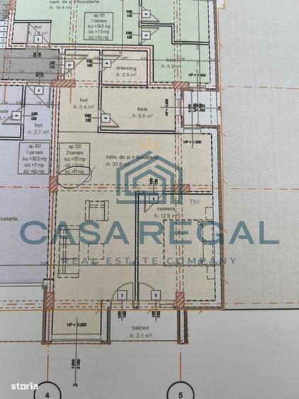 Apartament cu 2 camere în Central